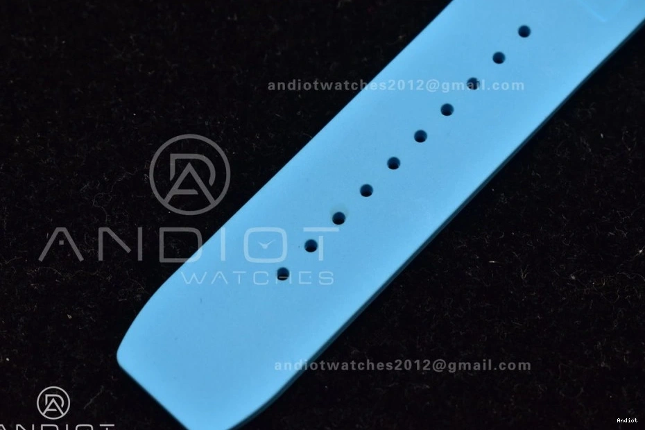 Best Red Dial Rubber Edition KUF Blue on Skeleton MIYOTA8215 RM035-02 Strap 0308